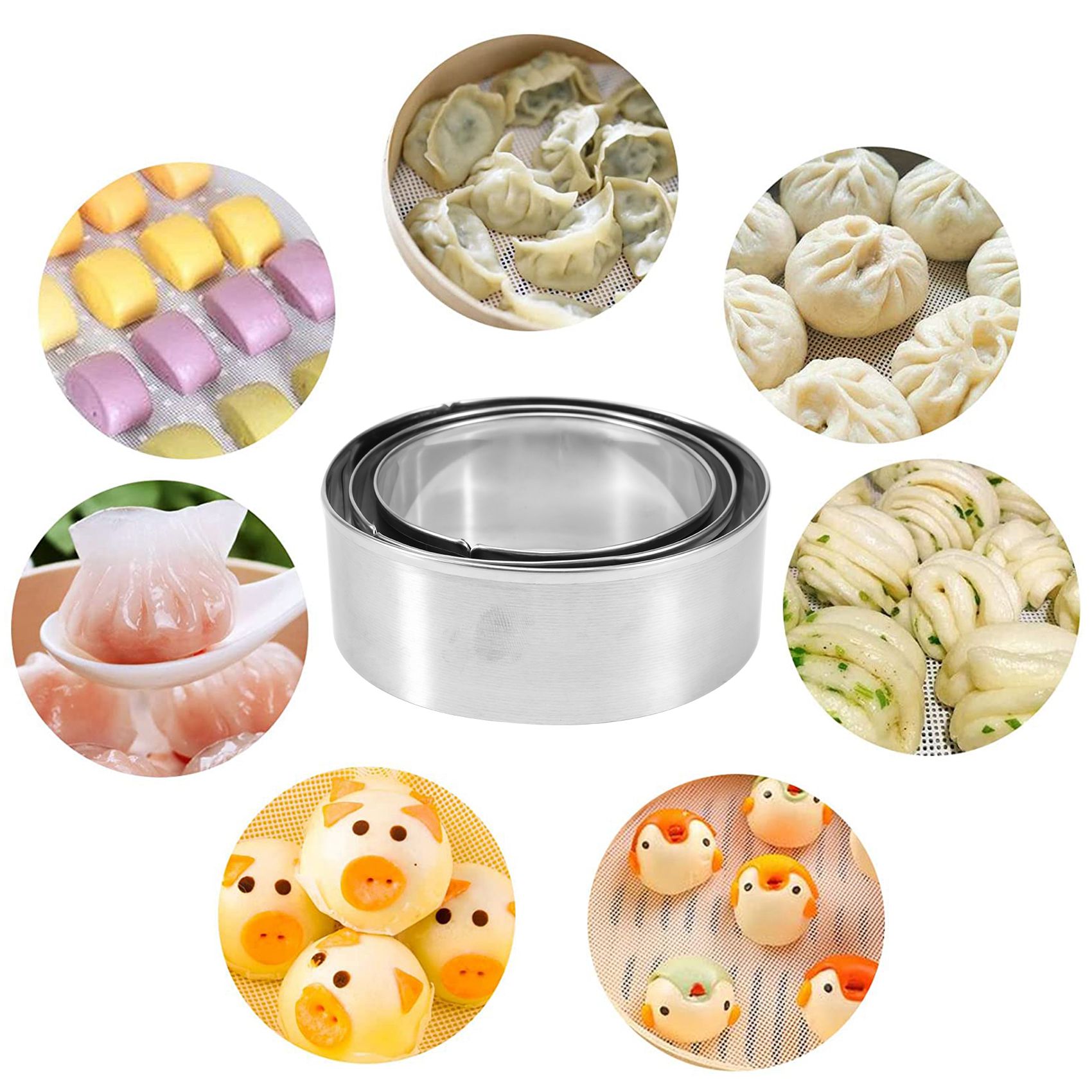 FAST-Dumplings Maker 8 Pcs, Pr - Gyoza Dumpling Maker 评论和价格