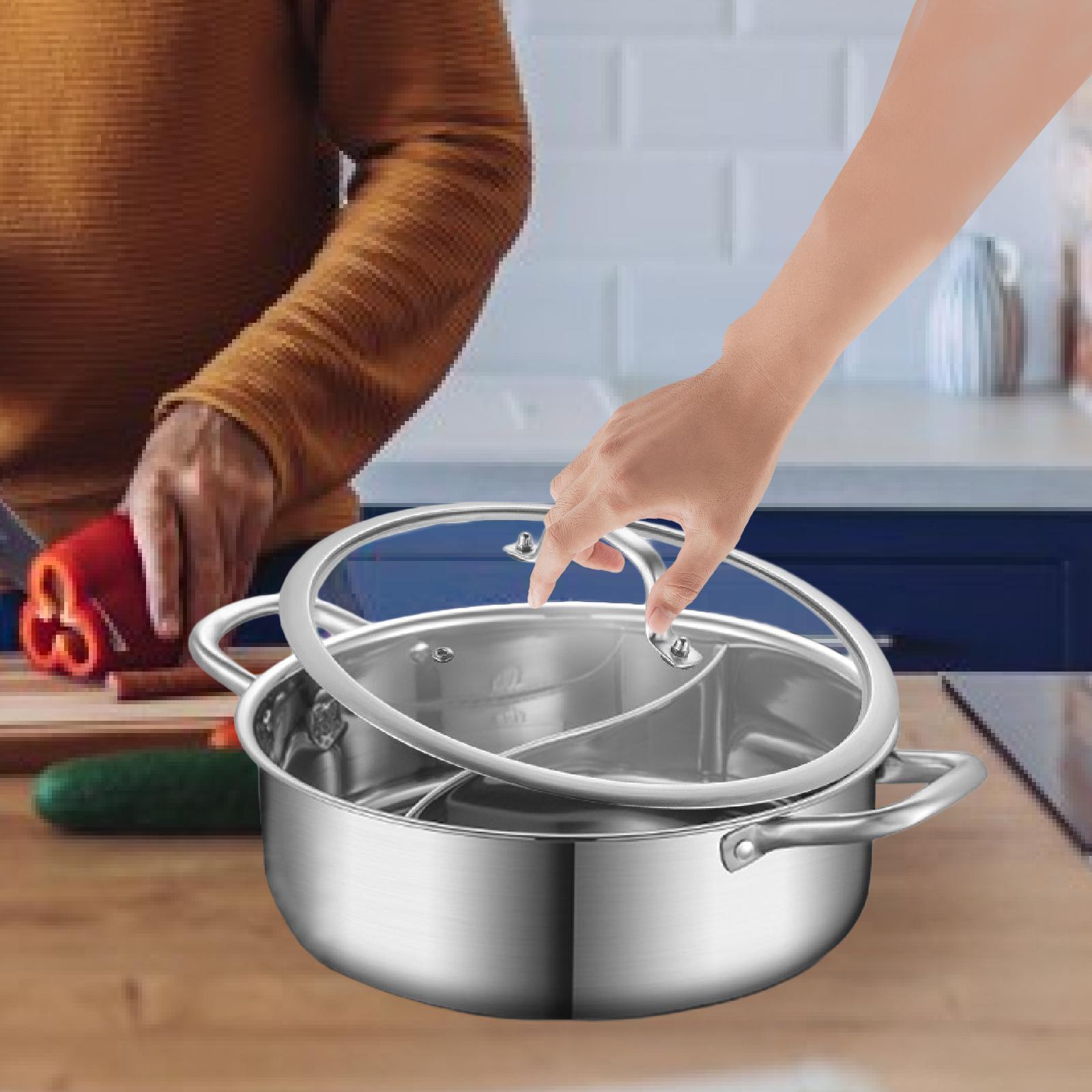 Hot Pot with Divider Gas Stock - Home Cooking Gas 评论和价格