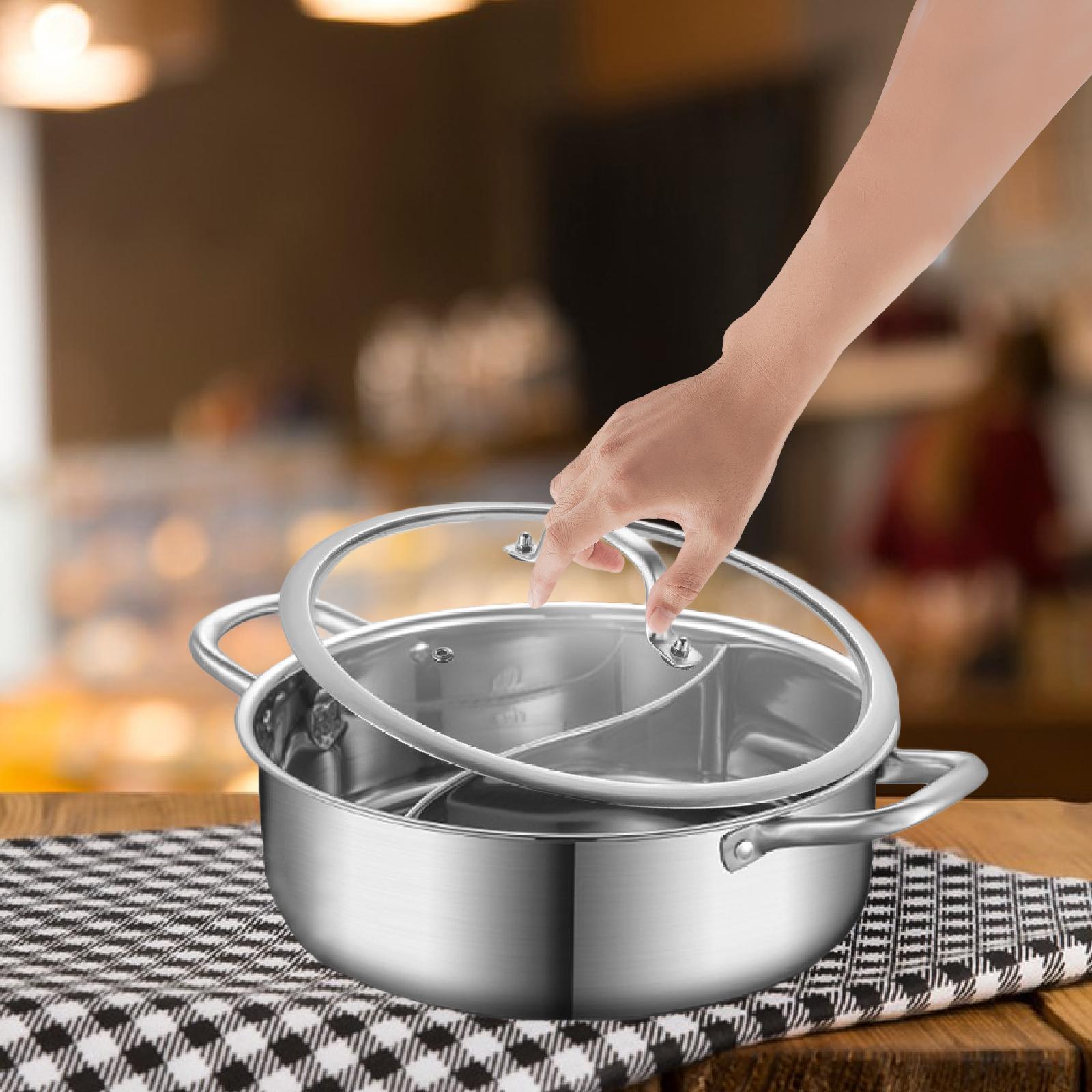 Hot Pot with Divider Gas Stock - Home Cooking Gas 评论和价格