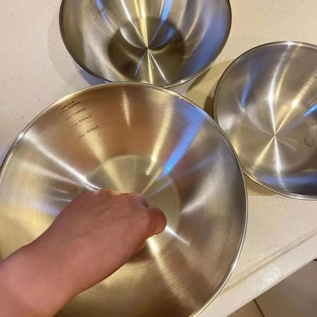2026 Stainless Steel Mixing Bo - Home Cooking Cookbook 评论和价格