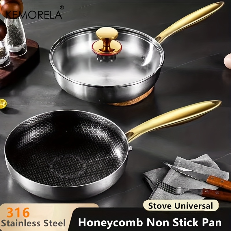 316 Stainless Steel Frying Pan - Home Cooking Cookbook 评论和价格